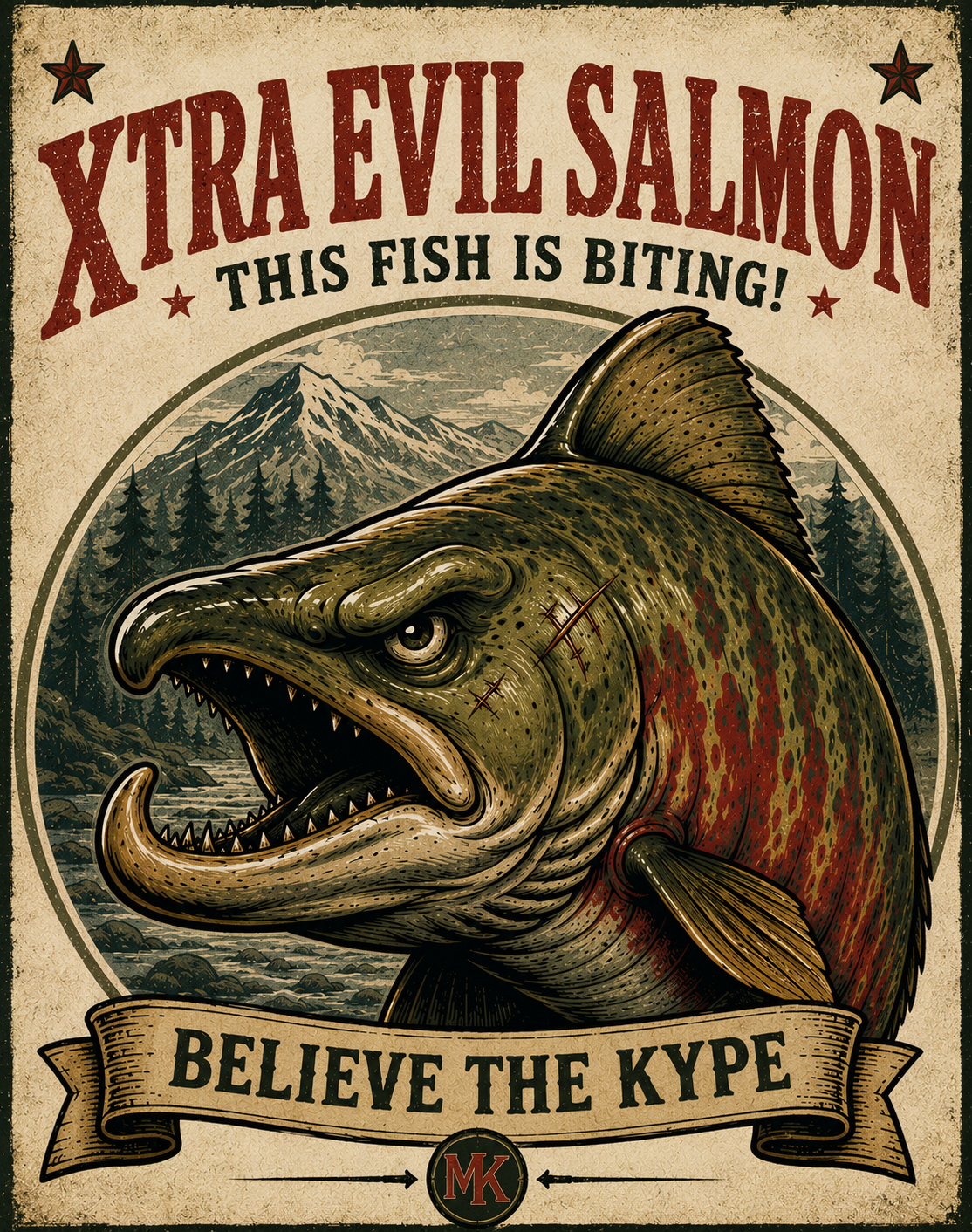 This fish is biting!